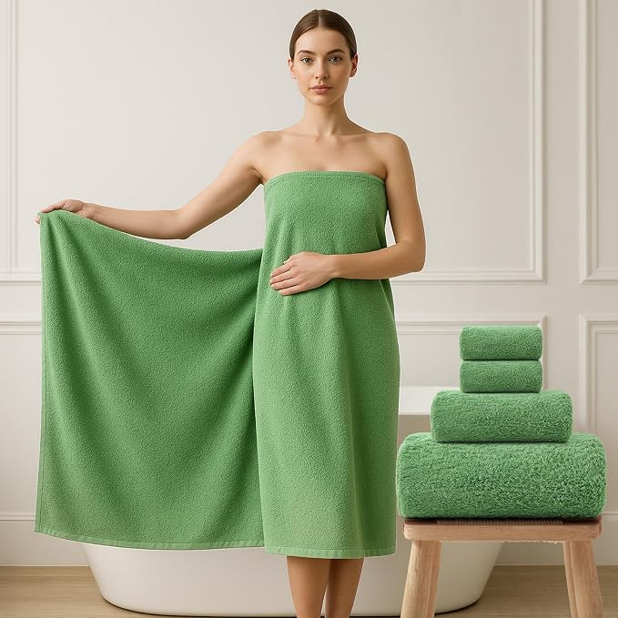 REDKISS Ultra-Plush Bath Towel Set, 900GSM Premium Thick Cotton - Image 2