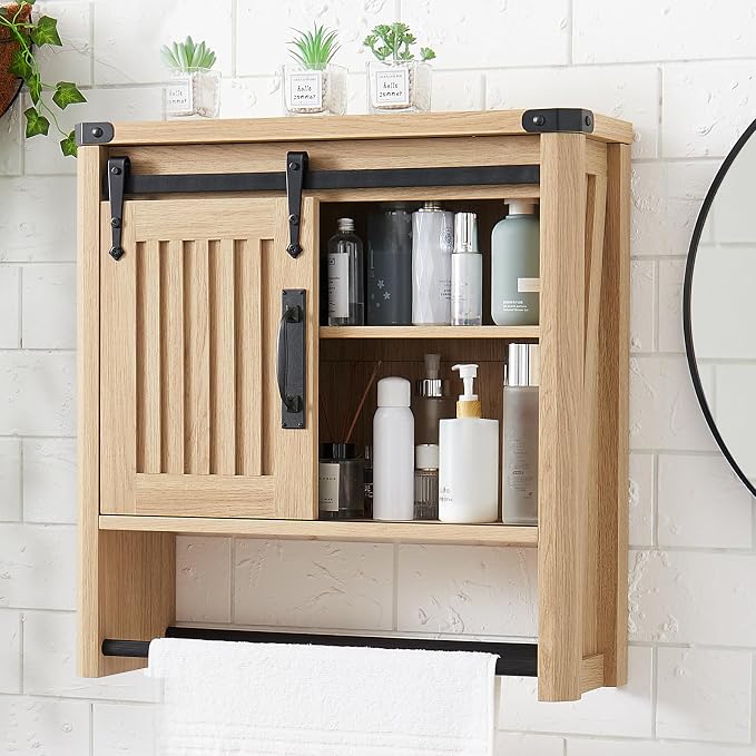 Bathroom Wall Cabinet, Farmhouse Medicine Cabinet - Image 3