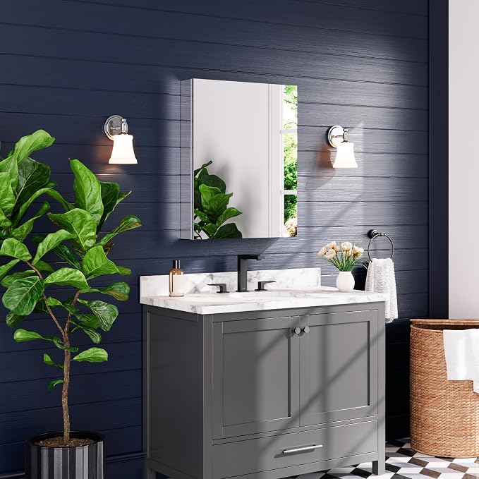 Medicine Cabinet 24" x 30", Bathroom Medicine Cabinet - Image 9