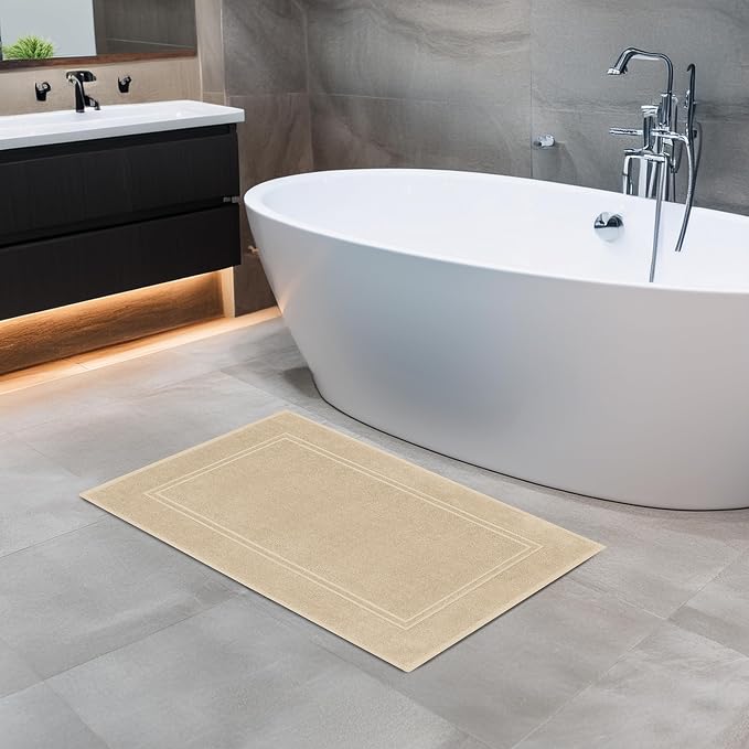 Tens Towels Pack of 2 Bath Mats 100% Cotton, 20 x 32 Inches, Super Absorbent - Image 7