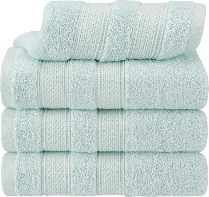 American Soft Linen Salem 100% Cotton Turkish 4 Piece Hand Towels by AmericanSoftLinen