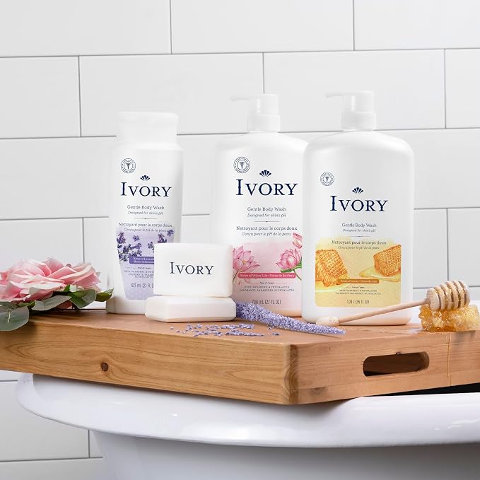 Ivory Gentle Bath Bar Soap, Family Pack, Designed - Image 6
