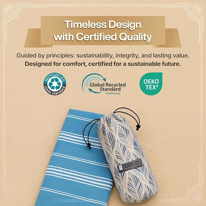 BAY LAUREL Turkish Beach Towel - Image 3
