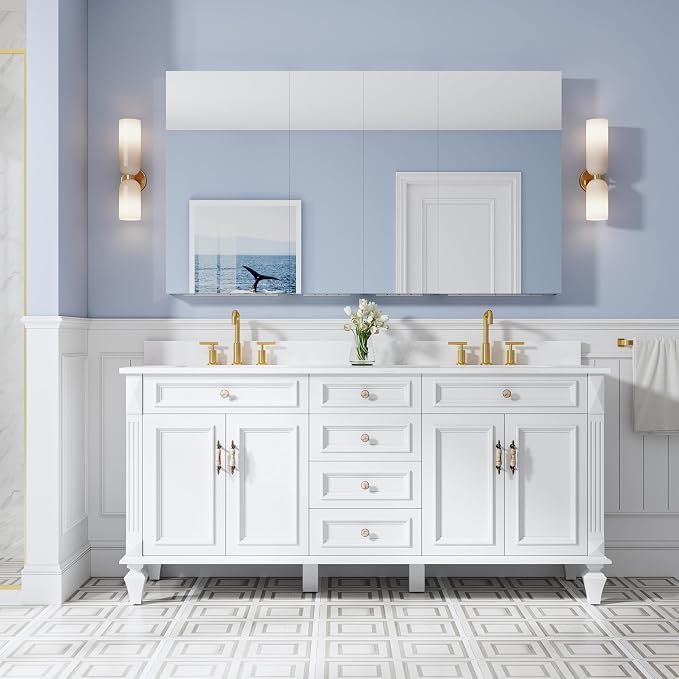 WELLFOR 64" x 36" Bathroom Medicine Cabinet - Image 12