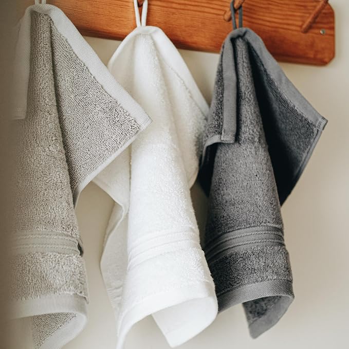 Milara Turkish Super-Plush Wash Cloths Set 4-Piece | Premium 100% Cotton - Image 7