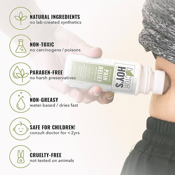 DOCTOR HOY'S Natural Pain Relief Gel, Water Based - Image 4