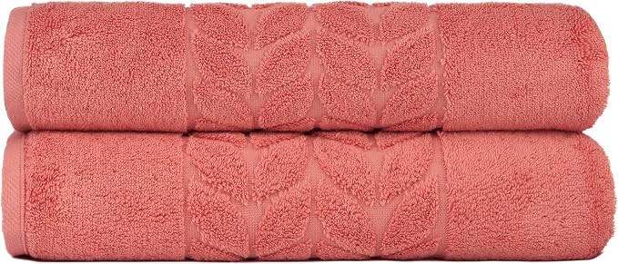 BAGNO MILANO Organic Turkish Cotton Bath Towels, Luxury Jacquard Collection by BagnoMilanoLuxurySoftness