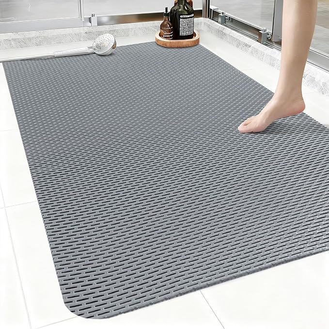 Extra Large Shower Mat: 47"x32" Non Slip Shower Mats by EIVINJE