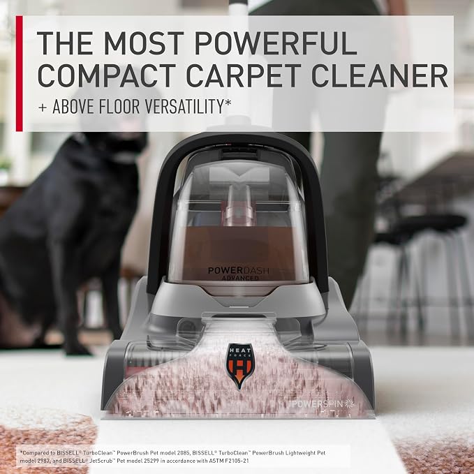 Hoover PowerDash Pet Advanced Compact Carpet Cleaner Machine - Image 2