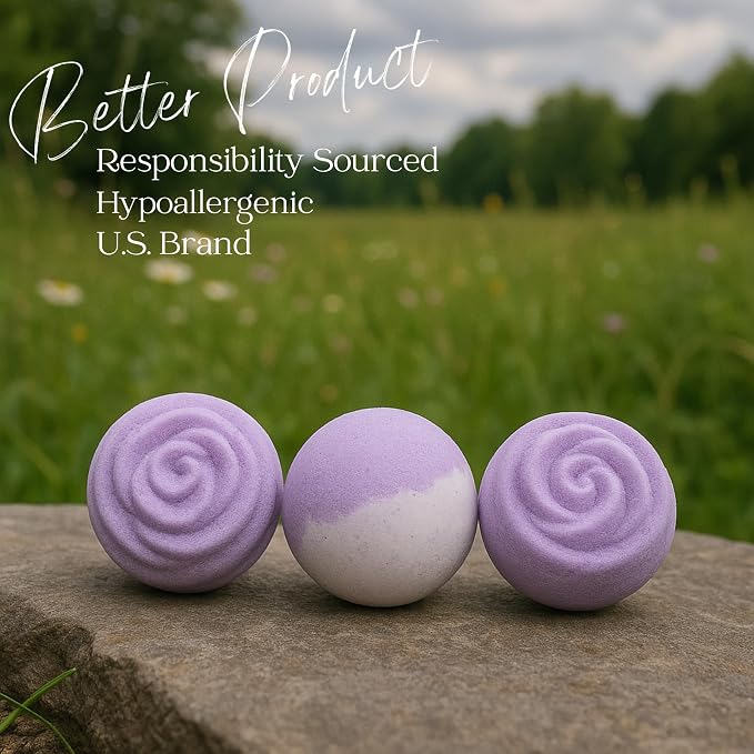 EvolutionUSA Lavender Dreams Bath Bombs - Image 4