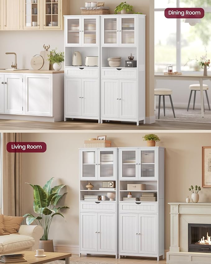 VASAGLE Storage Cabinet, Freestanding Storage Unit - Image 6