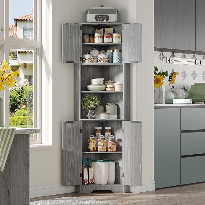 Fameill Tall Corner Cabinet - Image 3