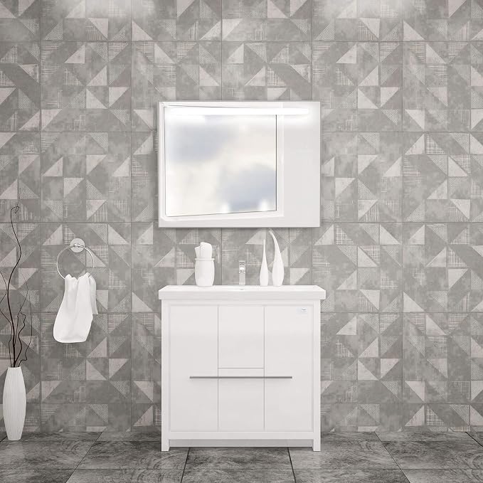 36 Inch Single Sink Bathroom Vanity - Image 2