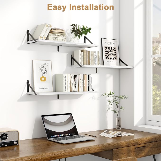 Fun Memories Floating Shelves, 32 x 8 Inches, Decorative Storage - Image 2