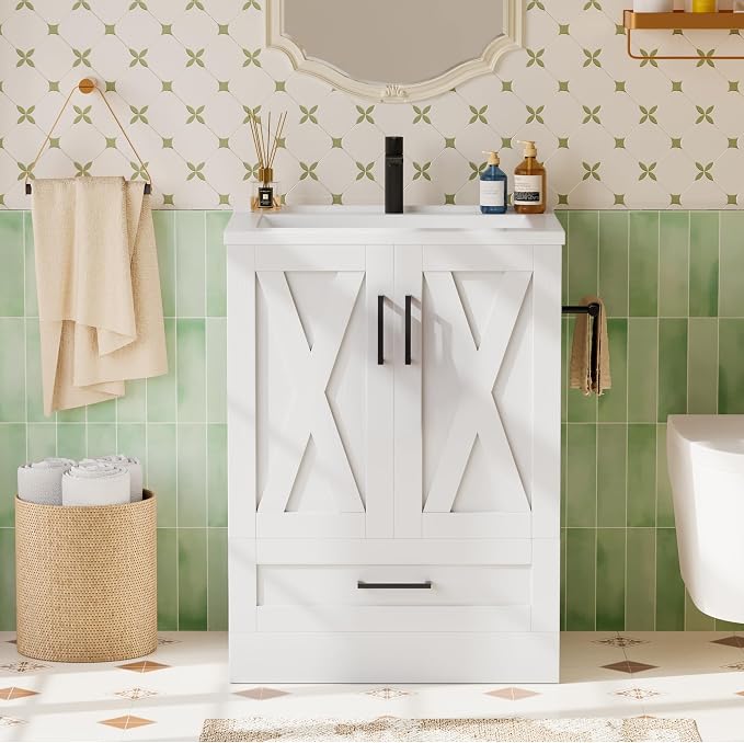 JUMMICO 24" Bathroom Vanity - Image 8