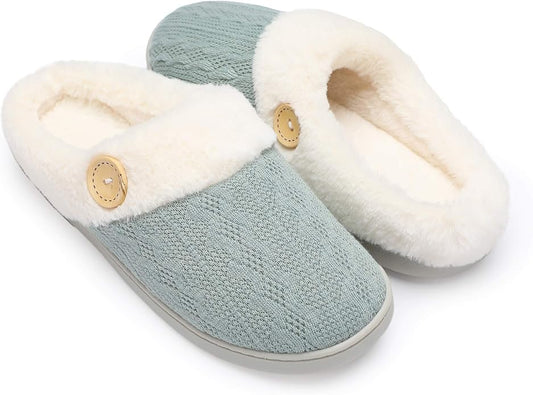 Chantomoo Womens Slipper Warm Comfy Memory Foam House Slippers Knitted Shoes by Chantomoo