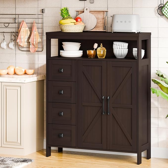 Vabches Farmhouse Storage Cabinet - Image 5