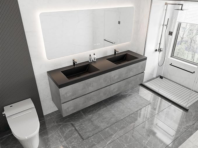 72 Inch Floating Bathroom Vanity - Image 9