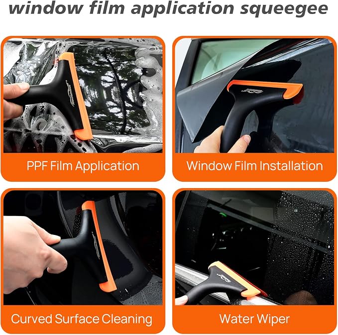 NEWISHTOOL Car Glass Small Window Squeegee, Auto Water Blade, Side Mirror Water - Image 3