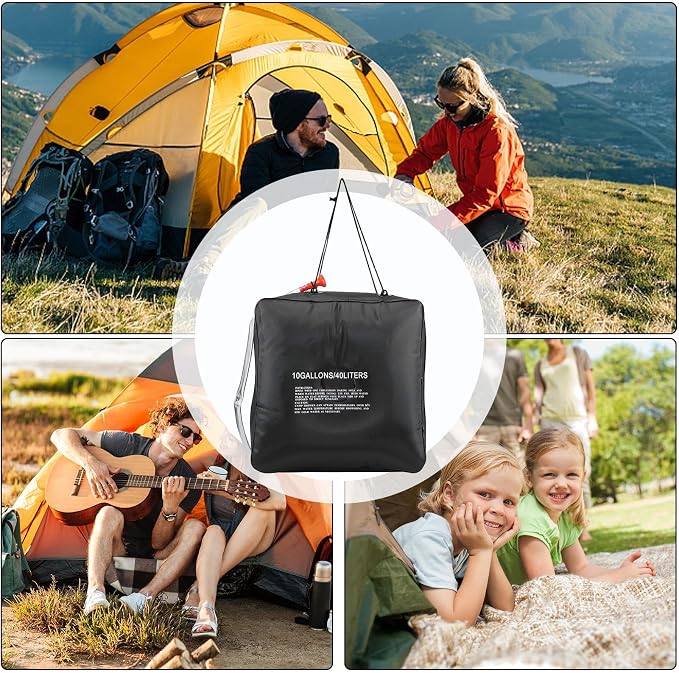 Solar Shower Bag, Waterproof Portable Camping Shower Water Bag, Solar Camping - Image 6