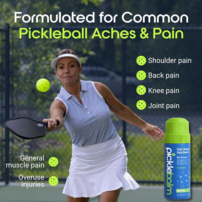 PickleBalm Pickleball In-Game Muscle Pain Relief Roll-On - Image 3