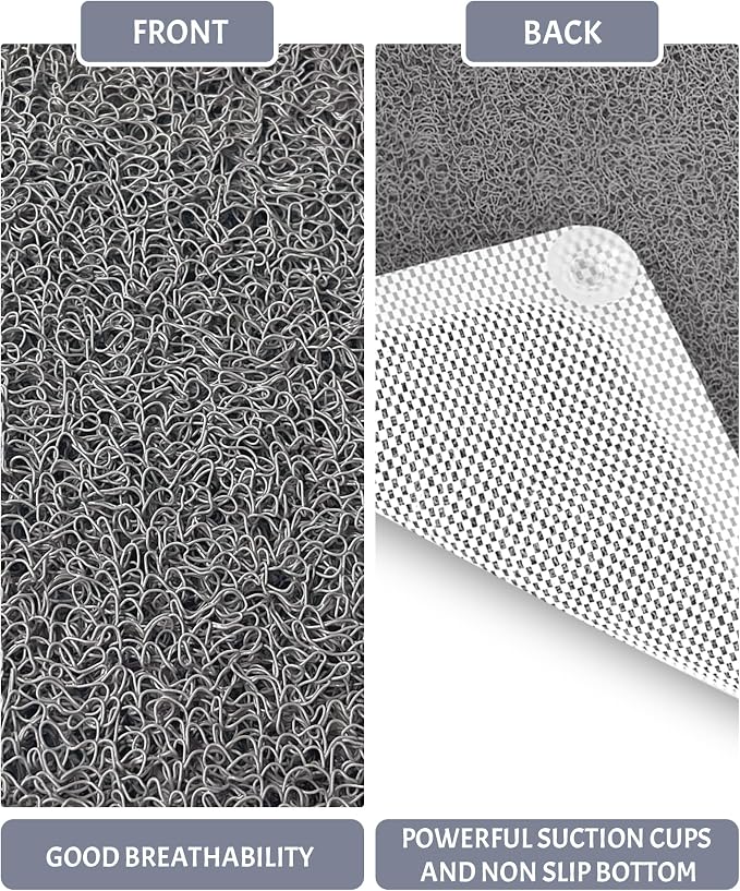 Mecko Non-Slip Shower Mat, Anti-Slip Bath Mat - Image 3