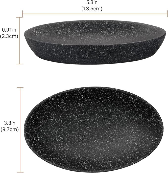 Shinowa Soap Dish, Resin Soap Saver Sponge Dish Tray Mini Storage Tray - Image 5