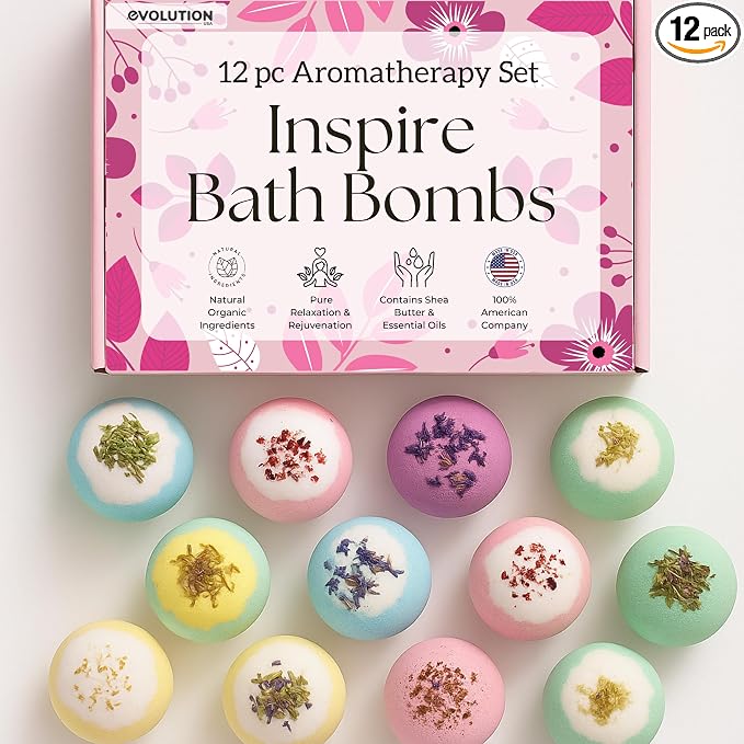 EvolutionUSA Inspire Bath Bombs by EvolutionUSA