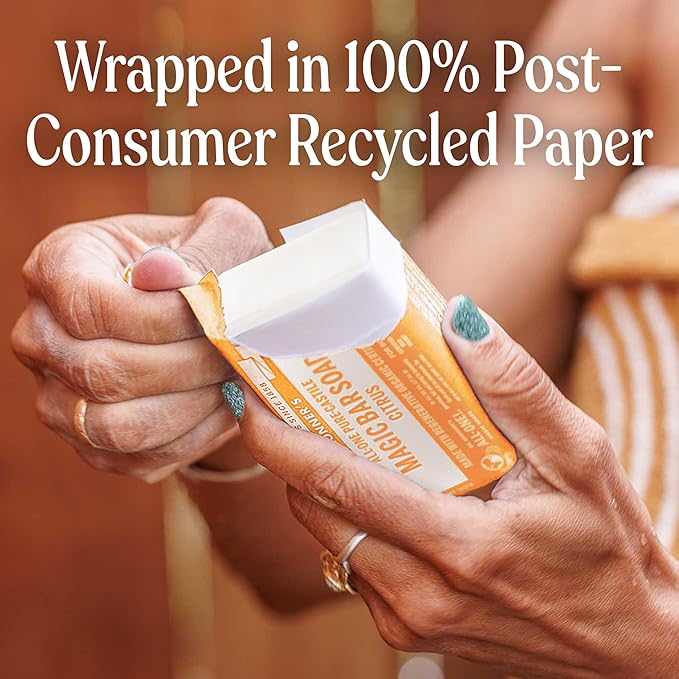 Dr. Bronner's Pure-Castile Magic Soap Bar- Bath Soap - Image 6