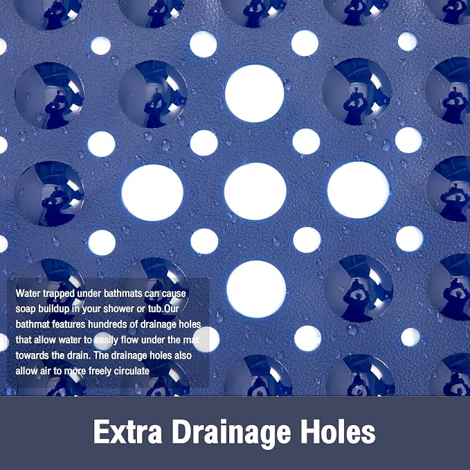 Square Shower Bathtub Mat Non Slip - Image 4