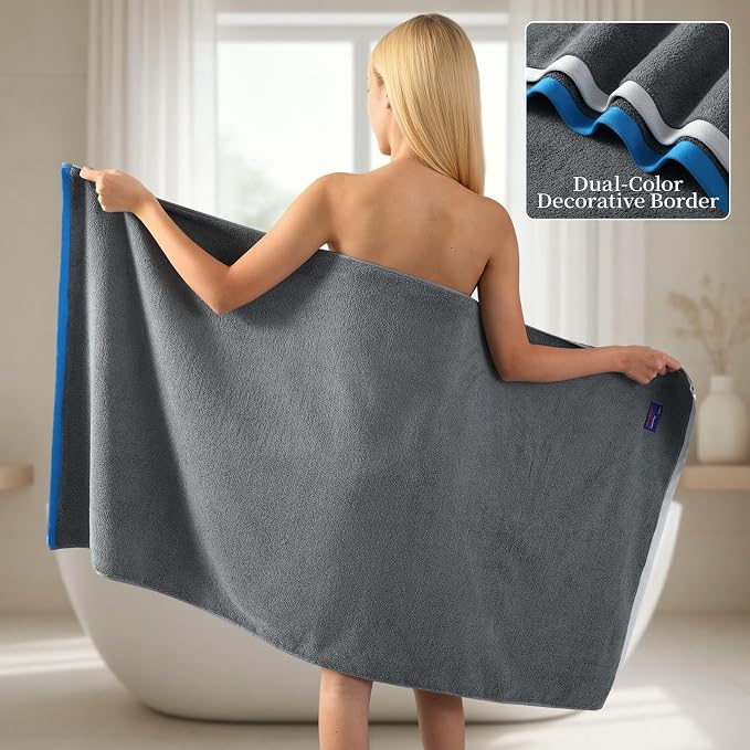REDKISS 2 Pack 100% Cotton Bath Towels - Image 2