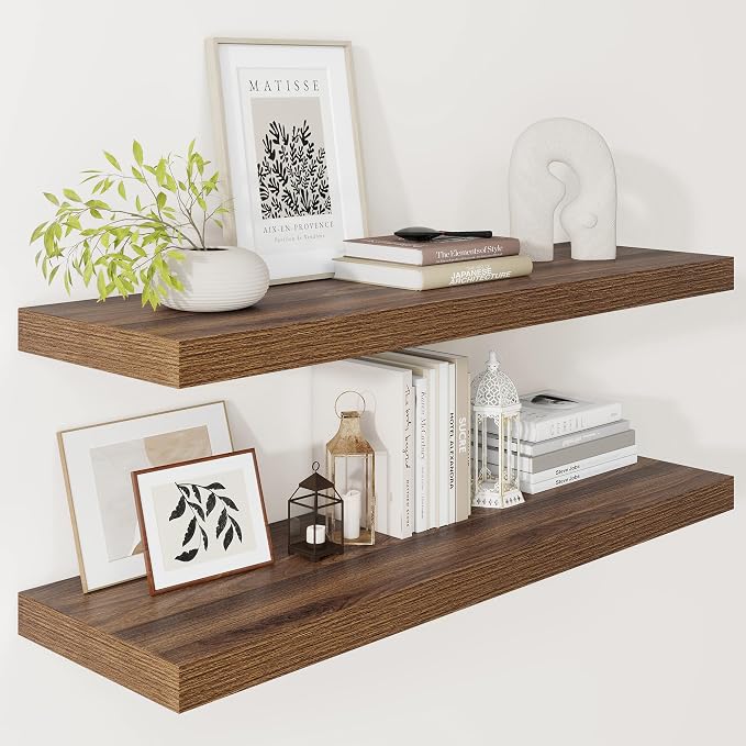 Vivelove Farmhouse Floating Shelves by VIVELOVE