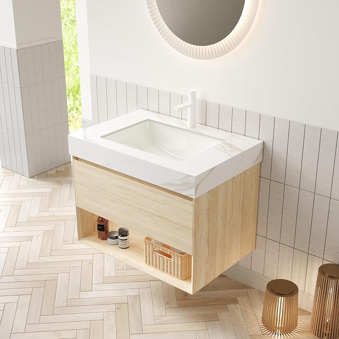 Ambrovina 30" Floating Bathroom Vanity - Image 5