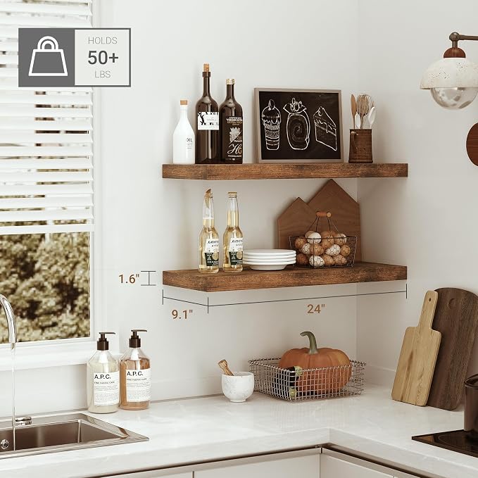 Vivelove Bathroom Floating Shelves - Image 2