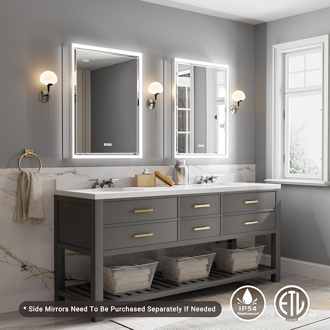 24x32 Lighted Medicine Cabinet - Image 9
