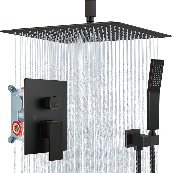 Aolemi Ceiling Mount Shower System Rain Shower Head by Aolemi