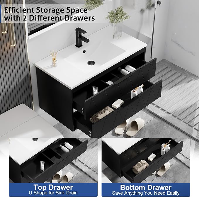 eclife 36" Bathroom Vanities Cabinet - Image 4