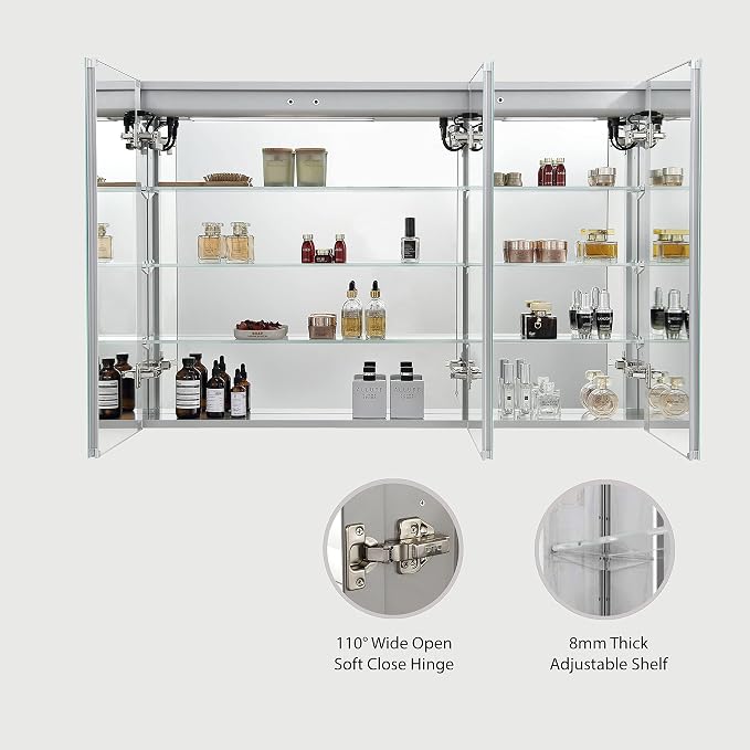 Blossom 48 Inch LED Medicine Cabinet - Image 6