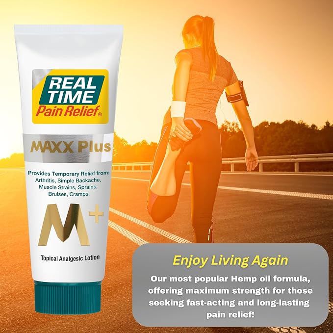 Real Time Pain Relief MAXX Plus - 7oz Tube | Intensive Formula - Image 4