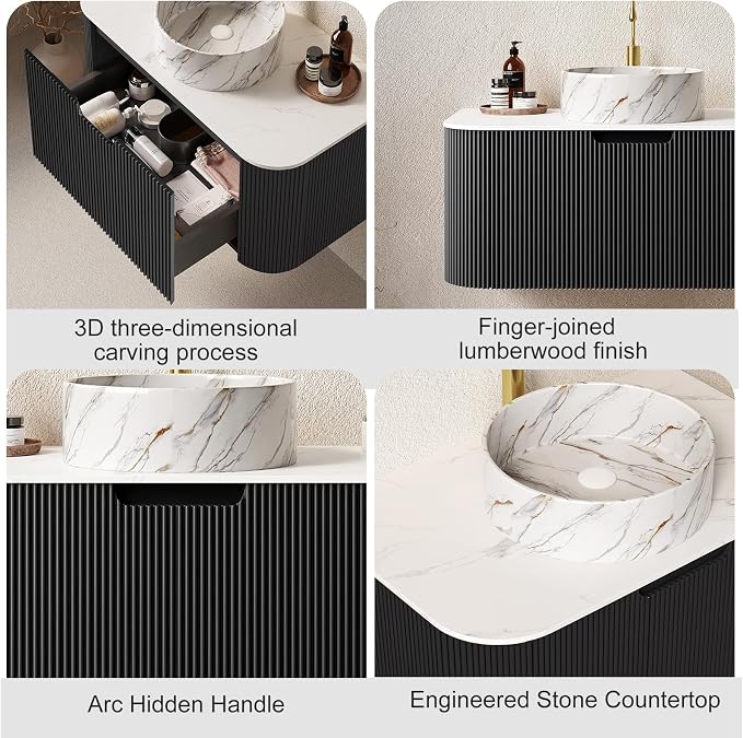 36" Floating Bathroom Vanity - Image 3