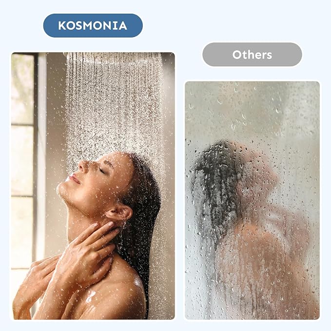 60" x 72" Frameless Sliding Shower Door, 6mm Tempered Glass, Heavy-Duty 304 - Image 3