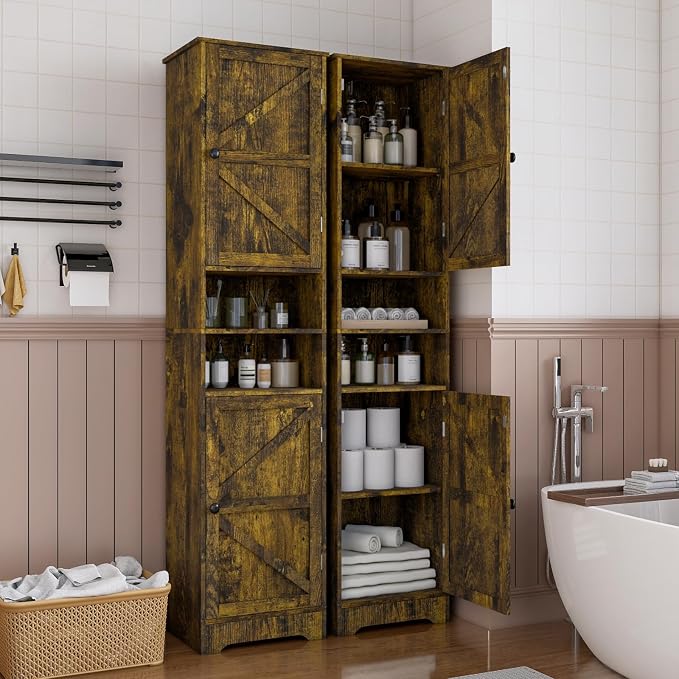 Tall Bathroom Cabinet, Storage Cabinet - Image 6