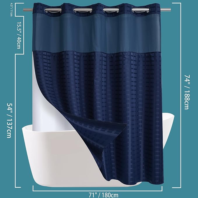 Conbo Mio No Hook Shower Curtain - Image 6