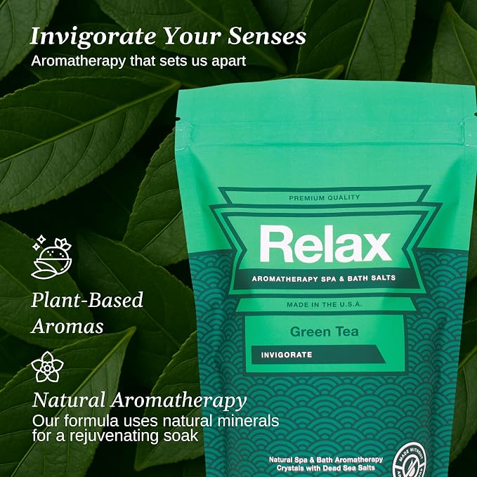 Relax Spa & Bath, Epsom & Dead Sea Salts, Aromatherapy Bath Soak - Image 4