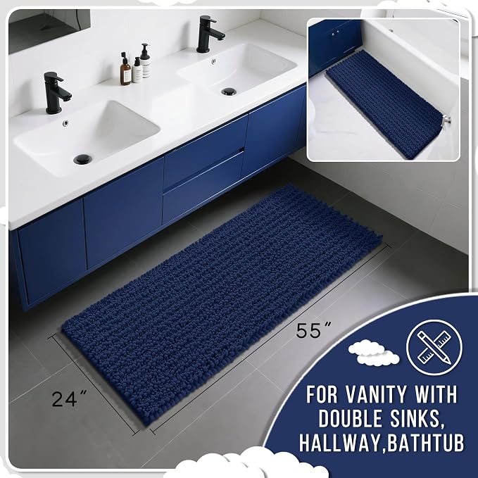 Yimobra Bathroom Runner Rug 55x24 Inch - Image 2