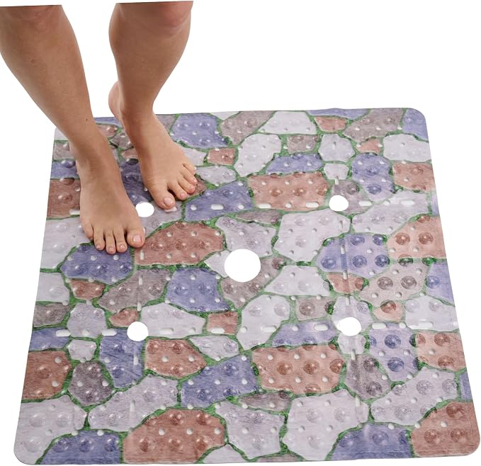 ENKOSI Square Shower Mat 27x27 inch by ENKOSI