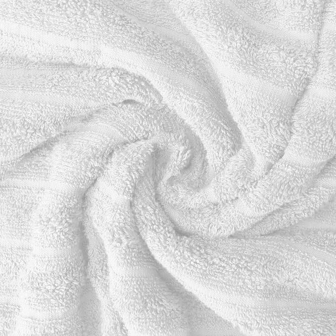 DAN RIVER Pack of 2 Bath Sheet 35x70 Inches, Super Soft Quick Dry Ribbed Cotton - Image 7