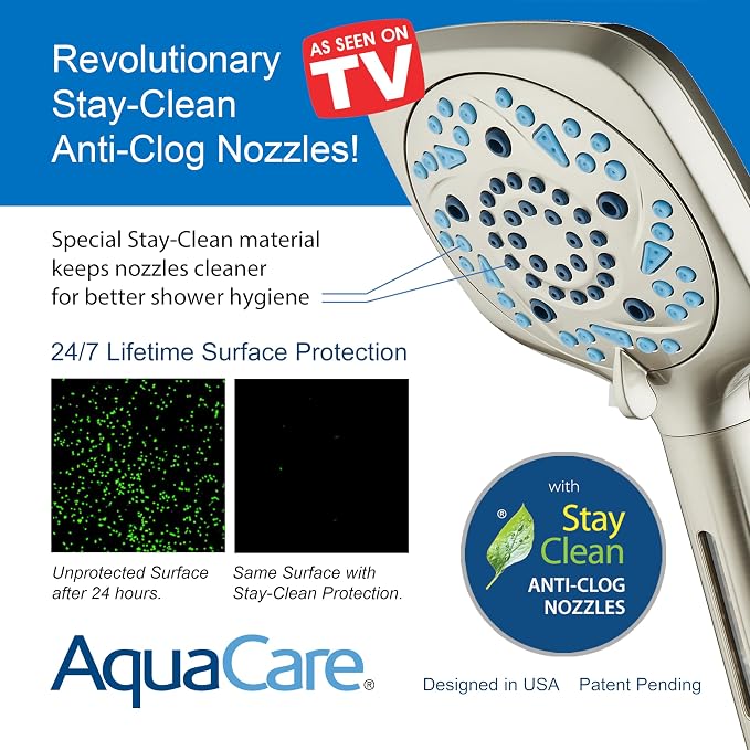AquaCare High Pressure 10 Spray Mode Filtered Showerhead - Image 8