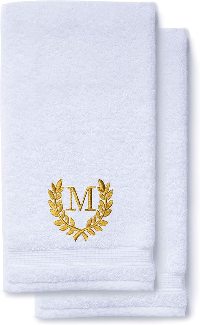 Decorative and Monogrammed Hand Towels by Turquaz