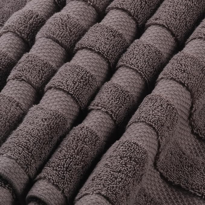 SOFE H&L | Olea Luxury Turkish Cotton Bath Towels Set of 3 : 1 Bath Towel - Image 5